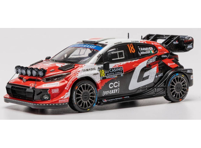 TOYOTA Yaris GR WRC Rally Hybrid Team Toyota Gazoo Racing WRT №18 Rally Monte Carlo (2026) Takamoto Katsuta - Aaron Johnston 