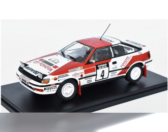 TOYOTA Celica GT-4 #4 Sainz/Moya 1000 Lakes Rally (1990), white / red