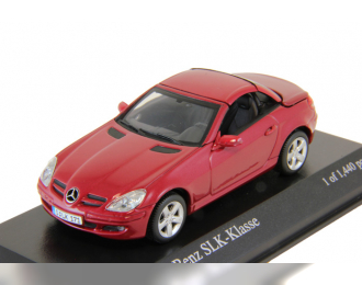 MERCEDES-BENZ SLK (2004), red metallic