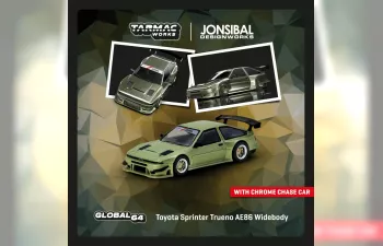 TOYOTA Sprinter Trueno (AE86) Widebody, green