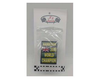 Информационное табло (пит-борд) Lewis Hamilton World Champion F1 Sign (2008)