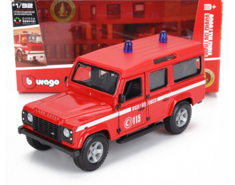 LAND ROVER Defender 110 Station Wagon Vigili Del Fuoco (1995), Red White