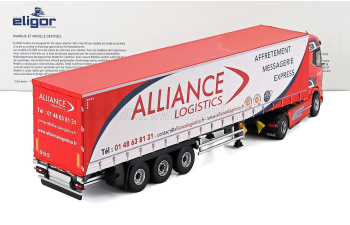 DAF Xg Truck Telonato Alliance Transports (2021), Red White