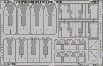 Фототравление для IL-2m armament and boMERCEDES-BENZ tails