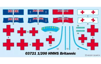 Сборная модель HMHS Britannic