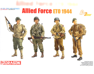 Сборная модель солдаты Союзников в Европе 1944 / Allied Force ETO 1944