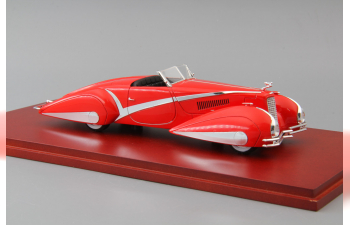 CADILLAC V-16 Hartmann Roadster 1937, red