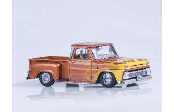 CHEVROLET C-10 Stepside Pickup Lowrider (1965), metallic orange