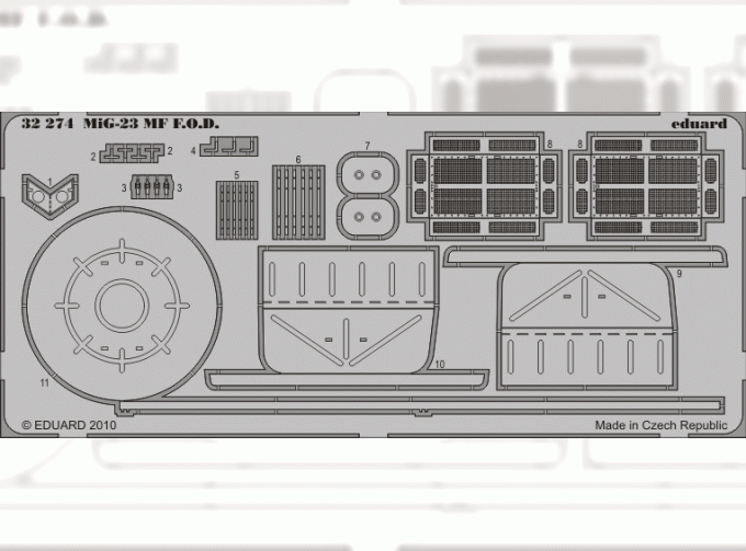 Фототравление для MiG-23MF F.O.D.