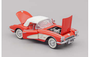 CHEVROLET Corvette Convertible, red / white