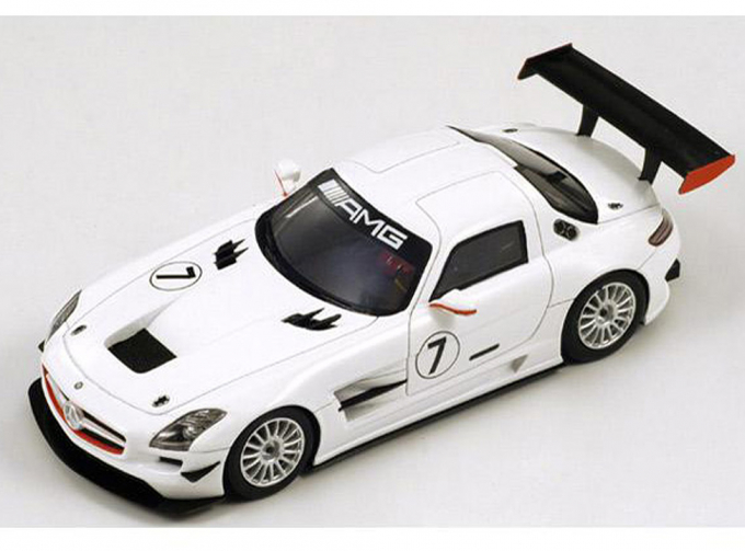 Mercedes-Benz SLS GT3 2010, white