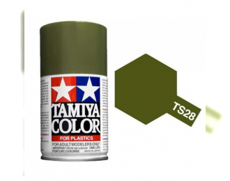 Краска спрей оливковый матовый TS-28 Olive Drab 2 (в баллоне), 100 мл.