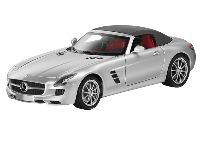 MERCEDES-BENZ SLS AMG R197 (2011), silver iridium