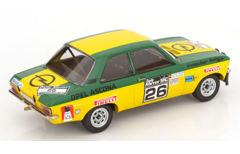 OPEL Ascona A (night Version) №26 Rally Rac Lombard (1973) Walter Rohrl - Jochen Berger, Green Yellow