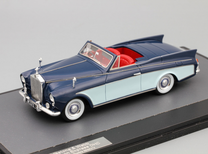 ROLLS ROYCE Freestone & Webb SC DHC Honeymoon Express (1957), blue / light blue