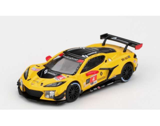 Chevrolet Corvette Z06 GT3.R #4 Corvette Racing By Pratt Miller Motorsports Daytona 24 hrs, yellow/red 2025