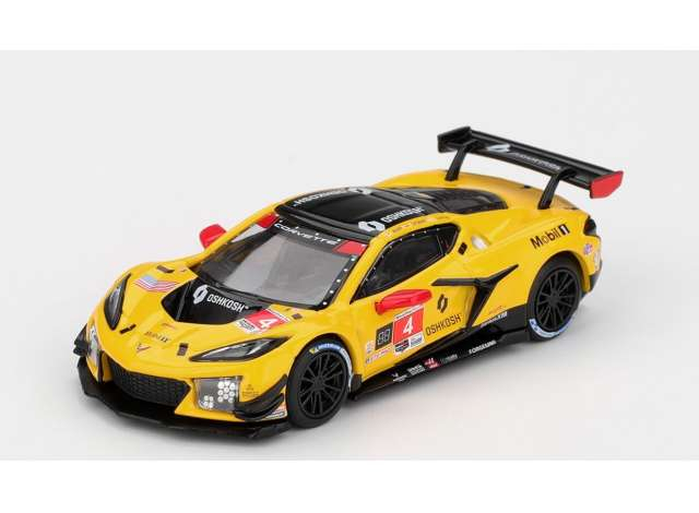 Chevrolet Corvette Z06 GT3.R #4 Corvette Racing By Pratt Miller Motorsports Daytona 24 hrs, yellow/red 2025