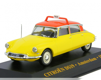 Citroen DS19 Amsterdam Taxi (1958), yellow / orange