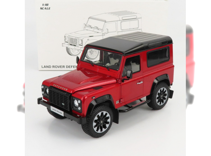 LAND ROVER Defender 90 Works V8 70th Edition 2018, Red