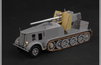 Сборная модель САУ Sd.Kfz.8 mit Flak 18 Selbsfahrlafette