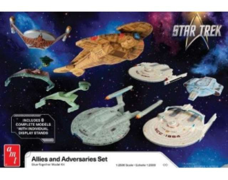 Сборная модель Star Trek Adversaries & Allies Ship Set, plastic modelkit