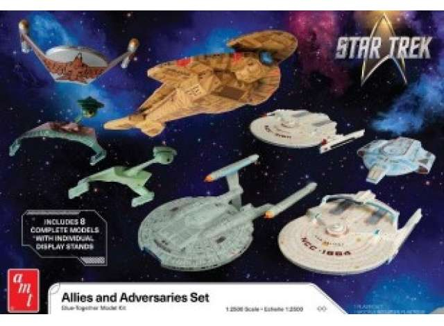Сборная модель Star Trek Adversaries & Allies Ship Set, plastic modelkit