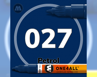 Маркер MOLOTOW ONE4ALL 127HS-CO 027 Петрол 1,5 мм