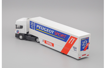 SCANIA 144L 530 "Peugeot Sport F1 Team" (1997), white