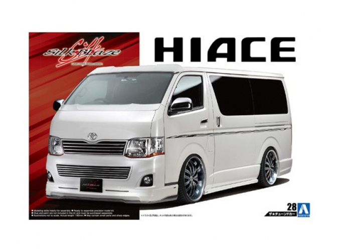 Сборная модель Микроавтобус Toyota HiAce Silkblaze TRH200V '10