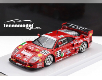 FERRARI F40 Lm 3.5l Turbo V8 Team Ennea Srl №59 24h Le Mans (1996) Piero Nappi - Robin Donovan - Tetsuya Ota, Red