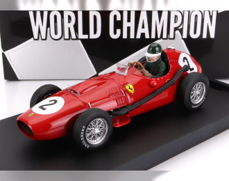 FERRARI F1 Dino 246 N 2 2nd British Gp Mike Hawthorn 1958 World Champion - With Driver Figure, Red