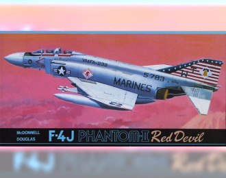 Сборная модель F-4J Phantom-II Red Devil