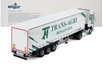 RENAULT T-line High Truck Telonato Trans-agri Transports (2023), White Green