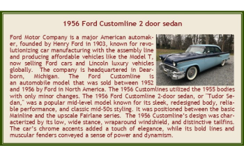 FORD Customline 2х дверный седан (1956)