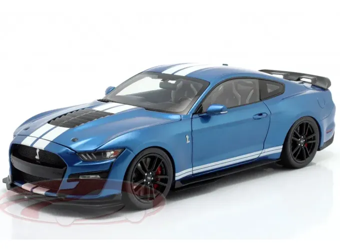 FORD Mustang Shelby GT 500 (2022), blue/white