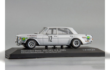 MERCEDES-BENZ 300 SEL 6.8 AMG - Behrmann - Jabouille - Dolhem 12h Paul Richard (1971), silver