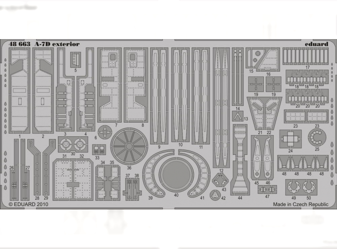 Фототравление A-7D exterior