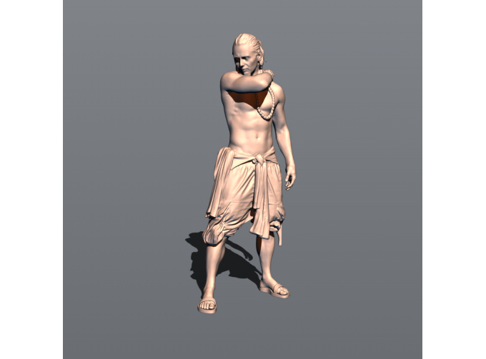 Фигура Разминочка (масштаб 1:24, окрашенная)