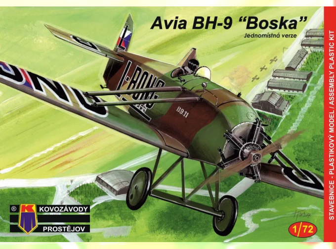 Сборная модель Самолёт Avia BH-9 "Boska" Single seater