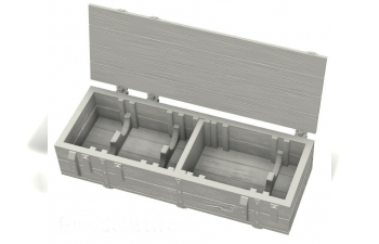 Снаряды 120 мм 3ОФ68 (2 ящика, 4 снаряда + декаль)