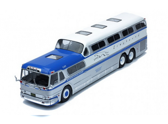 GM PD-4501 "GREYHOUND SCENICRUISER" 1956 Blue/White