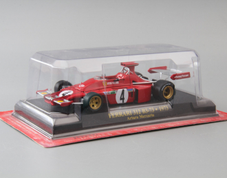 FERRARI 312 B3-73 Arturo Merzario #4 (1973), red