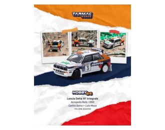 Lancia Delta HF Integrale White Carlos Sainz Acropolis Rally, various 1993