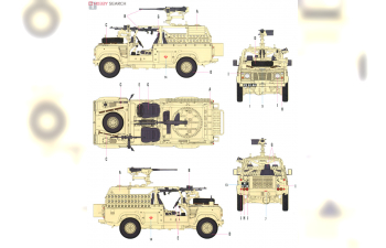 Сборная модель Автомобиль Land Rover Wolf WMIK