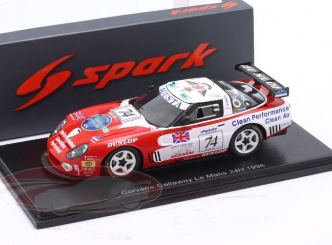 Corvette Callaway №74 24h LeMans Patrick Camus, Rocky Agusta, Almo Coppelli (1996)