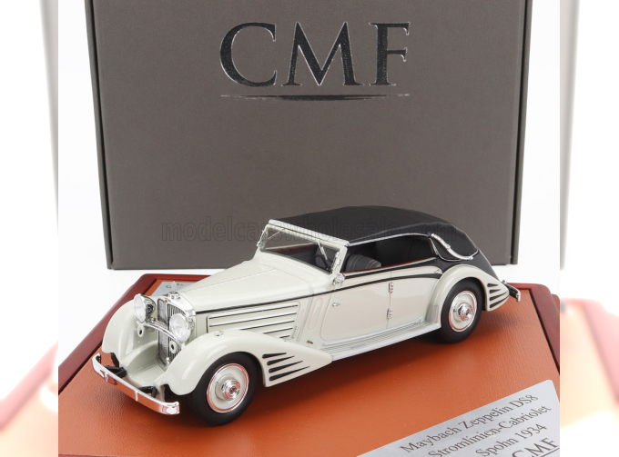 MAYBACH Zeppelin Ds8 Stromlinien Spohn Cabriolet Closed (1934), Light Grey Black