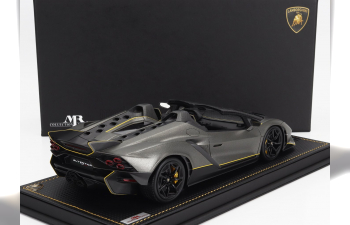 LAMBORGHINI Autentica Spider (2024) - Con Vetrina - With Showcase, Grigio Titans - Grey Met