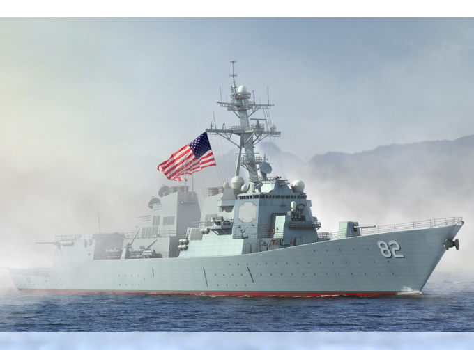 Сборная модель Американский Миноносец USS DDG-82 Lassen