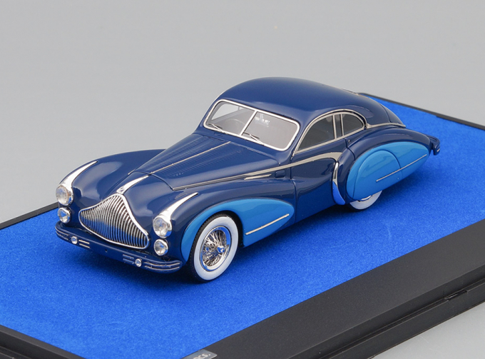 TALBOT LAGO T26 Grand Coupe Saoutchik (1948), blue / light blue