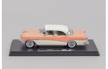 BUICK Roadmaster Riviera 4-Door Hardtop (1956), rose / white